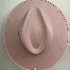 Joanna Indiana Suede Flat Brim Hat